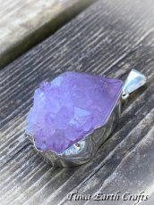 画像14: 【自信アップ・自己信頼】大ぶり 高品質スピリットクォーツ（精霊水晶) ペンダントトップ*カクタスアメシスト 1点物 原石 鉱物 パワーストーン天然石　お守りアクセサリー ヒーリングジュエリー スピリチュアル (14)