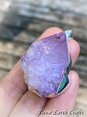 画像7: 【自信アップ・自己信頼】大ぶり 高品質スピリットクォーツ（精霊水晶) ペンダントトップ*カクタスアメシスト 1点物 原石 鉱物 パワーストーン天然石　お守りアクセサリー ヒーリングジュエリー スピリチュアル (7)