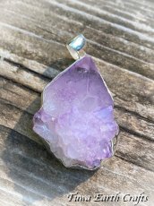 画像11: 【自信アップ・自己信頼】大ぶり 高品質スピリットクォーツ（精霊水晶) ペンダントトップ*カクタスアメシスト 1点物 原石 鉱物 パワーストーン天然石　お守りアクセサリー ヒーリングジュエリー スピリチュアル (11)