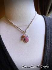 画像6: 【自信・積極性・行動力アップ】1点物 高品質ピンクオパール  ペンダントトップ with サンストーン インカローズ ★パワーストーン 天然石 お守り アクセサリー ヒーリングストーンお守りジュエリー スピリチュアル (6)