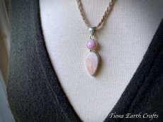 画像10: 【浄化・ヒーリング・瞑想】高品質スコレサイト ペンダントトップ with ピンクオパール スコレス沸石 スティルバイト入り*オレンジスコレサイト 1点物 パワーストーン天然石アクセサリー　お守りジュエリー スピリチュアル  (10)