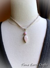 画像9: 【浄化・ヒーリング・瞑想】高品質スコレサイト ペンダントトップ with ピンクオパール スコレス沸石 スティルバイト入り*オレンジスコレサイト 1点物 パワーストーン天然石アクセサリー　お守りジュエリー スピリチュアル  (9)