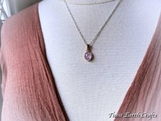 画像9: 虹入り♪ 高品質モルガナイト ペンダントトップ　K18 ローズゴールド ヴェルメイユ★ピンクアクアマリン ピンクベリル 1点物 スターリングシルバー天然石パワーストーン 精神安定・幸せな結婚 お守りアクセサリー ヒーリングジュエリー スピリチュアル (9)