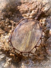 画像14: 大ぶり♪【行動力・金運アップ・護身】高品質ゴールドルチルクォーツ ペンダント ネックレス 1点もの シンプル 水晶*ヒーリング お守りジュエリー天然石パワーストーン マクラメ編みアクセサリー 金属アレルギー対応 スピリチュアル (14)
