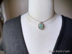 画像9: 【表現力アップ・富＆幸福のシンボル・災難避け】1点もの 高品質アクアマリン（ブラジル産）ペンダント・ネックレス ＊ シンプル マクラメ アクセサリー 天然石パワーストーン ハンドメイド 3月誕生石　スピリチュアル 家庭円満 お守り (9)