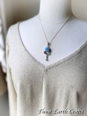 画像8: 【幸運を呼ぶ石】高品質オワイヒーオパール（オレゴン産）ペンダントトップ with ブルームーンストーン  アメジスト原石★ブルーオパール パワーストーン 天然石アクセサリー ヒーリングジュエリー スピリチュアル　お守り (8)