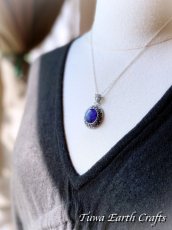 画像10: 大ぶり 高品質 天然ブルーサファイア  ペンダントトップ★1点もの ヒーリングストーン 天然石 お守りアクセサリー ジュエリー スピリチュアル　貴石 (10)