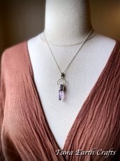 画像9: 1点もの【浄化・癒し】高品質アメシスト/アメジスト原石ポイント(メキシコ・ベラクルス産)ペンダントトップ with ブルームーンストーン *2月誕生石　パワーストーン天然石アクセサリー ヒーリングクリスタル  スピリチュアルお守り (9)