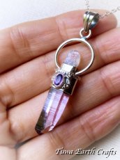 画像12: 1点もの【浄化・癒し】高品質アメシスト/アメジスト原石ポイント(メキシコ・ベラクルス産)ペンダントトップ with ブルームーンストーン *2月誕生石　パワーストーン天然石アクセサリー ヒーリングクリスタル  スピリチュアルお守り (12)
