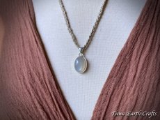 画像20: 【直感力アップ・潜在能力を引き出す】高品質ホワイトムーンストーン ペンダントトップ＊ヒーリングストーン ジュエリー天然石アクセサリー スピリチュアル 恋愛成就お守り  (20)