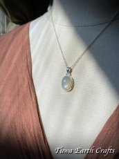 画像10: 【直感力アップ・潜在能力を引き出す】高品質ホワイトムーンストーン ペンダントトップ＊ヒーリングストーン ジュエリー天然石アクセサリー スピリチュアル 恋愛成就お守り  (10)