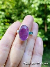 画像8: 【直観力向上・浄化・保護】大ぶり 高品質 アメジスト 紫水晶 リング 指輪 17号　1点もの 天然石パワーストーンお守りアクセサリー 電磁波対策 ヒーリングジュエリー　スピリチュアル (8)