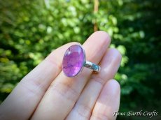 画像11: 【直観力向上・浄化・保護】大ぶり 高品質 アメジスト 紫水晶 リング 指輪 17号　1点もの 天然石パワーストーンお守りアクセサリー 電磁波対策 ヒーリングジュエリー　スピリチュアル (11)