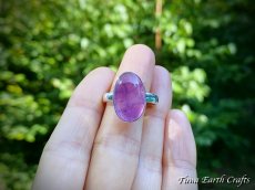 画像12: 【直観力向上・浄化・保護】大ぶり 高品質 アメジスト 紫水晶 リング 指輪 17号　1点もの 天然石パワーストーンお守りアクセサリー 電磁波対策 ヒーリングジュエリー　スピリチュアル (12)