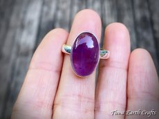 画像24: 【直観力向上・浄化・保護】大ぶり 高品質 アメジスト 紫水晶 リング 指輪 17号　1点もの 天然石パワーストーンお守りアクセサリー 電磁波対策 ヒーリングジュエリー　スピリチュアル (24)