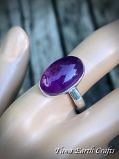 画像15: 【直観力向上・浄化・保護】大ぶり 高品質 アメジスト 紫水晶 リング 指輪 17号　1点もの 天然石パワーストーンお守りアクセサリー 電磁波対策 ヒーリングジュエリー　スピリチュアル (15)