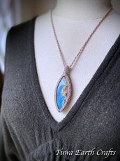 画像16: 超特大♪ 石全長6cm大ぶり 高品質レインボーラブラドライト ネックレス ペンダント ブルー・ゴールド・ピンク・パープル神秘的閃光＊シンプル マクラメ　ヒーリング天然石パワーストーンアクセサリー　お守りジュエリー (16)