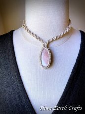 画像10: 地球と身体に優しいヘンプ素材🌿【浄化・ヒーリング・瞑想】大ぶり高品質スコレサイト　ペンダント/ネックレス*シンプル＆ナチュラル*ヒーリング天然石パワーストーン*ハンドメイド　マクラメ編みアクセサリー　お守りヒーリングストーン (10)