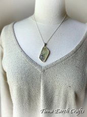 画像8: 【魔除けお守り】大ぶり 石全長4.6cm 高品質 古代ローマングラス ペンダントトップ 美銀化★1点もの スターリングシルバー お守り アクセサリー ヒーリングジュエリー　 (8)