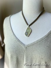 画像12: 【魔除けお守り】大ぶり 石全長4.6cm 高品質 古代ローマングラス ペンダントトップ 美銀化★1点もの スターリングシルバー お守り アクセサリー ヒーリングジュエリー　 (12)