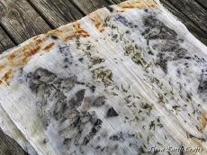 画像14: 薬草・草木染めエコプリント x ふわふわメキシココットン 大判ショール 手染めボタニカルダイ 押し花染め ナチュラルファッション＊ストール/巻きスカート/羽織り*ハンドメイド 天然染料 天然素材 冷房対策 日除け プレゼント ギフト スカーフ  (14)