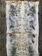 画像13: 薬草・草木染めエコプリント x ふわふわメキシココットン 大判ショール 手染めボタニカルダイ 押し花染め ナチュラルファッション＊ストール/巻きスカート/羽織り*ハンドメイド 天然染料 天然素材 冷房対策 日除け プレゼント ギフト スカーフ  (13)