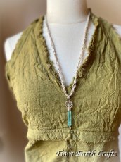 画像4: 再入荷♪【Tuwaオリジナル】マルチに使える編み編みヘンプチェーン 麻紐 ナチュラル 生成り ネックレス コード*金属アレルギーの方にも安心 ブレスレット*ヒッピーバンド*ラリエット*チョーカー (4)