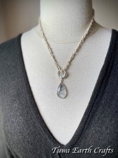 画像10: 【健康運アップ・厄除けお守り・浄化】大ぶり♪ 高品質ブラックトルマリンインクォーツ ペンダントトップ★パワーストーン天然石ハンドメイドアクセサリー スターリングシルバー ヒーリング スピリチュアル お守り　電磁波対策　積極性向上 (10)