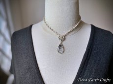 画像9: 【健康運アップ・厄除けお守り・浄化】大ぶり♪ 高品質ブラックトルマリンインクォーツ ペンダントトップ★パワーストーン天然石ハンドメイドアクセサリー スターリングシルバー ヒーリング スピリチュアル お守り　電磁波対策　積極性向上 (9)