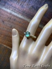 画像5: 【モチベーションUP・意志の強化】高品質 ブルーアパタイト リング 指輪 13号 ヒーリング天然石パワーストーンアクセサリー スピリチュアルお守りジュエリー スターリングシルバー (5)