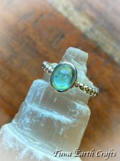 画像12: 【モチベーションUP・意志の強化】高品質 ブルーアパタイト リング 指輪 13号 ヒーリング天然石パワーストーンアクセサリー スピリチュアルお守りジュエリー スターリングシルバー (12)