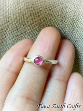 画像2: 【行動力・生命力UP】高品質  天然ルビー指輪リング 11号*1点ものハンドメイド 天然石パワーストーンアクセサリー シルバーお守り ジュエリー  (2)