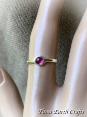 画像7: 【行動力・生命力UP】高品質  天然ルビー指輪リング 11号*1点ものハンドメイド 天然石パワーストーンアクセサリー シルバーお守り ジュエリー  (7)