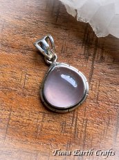 画像6: 【自己肯定・自信】1点物 高品質ローズクォーツ ペンダントトップ シンプル★パワーストーン天然石アクセサリー ヒーリングストーンお守りジュエリー (6)