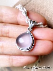 画像14: 【自己肯定・自信】1点物 高品質ローズクォーツ ペンダントトップ シンプル★パワーストーン天然石アクセサリー ヒーリングストーンお守りジュエリー (14)