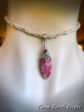 画像6: 【女性性と愛のシンボル】高品質ピンクチューライト＆ガーネット ペンダントトップ　１点もの　ピンクゾイサイト　ヒーリングジュエリーお守り天然石パワーストーン　アクセサリー　 (6)