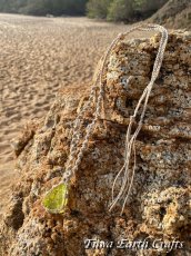 画像12: 【霊的成長・変革を促す】石全長4.3cm大ぶり 高品質アンダラクリスタル（シエラネバダ産）ネックレス・ペンダント ソラリス/エンジェルオーラ イエロー シンプル＆ナチュラル マクラメ 1点もの ハンドメイドアクセサリー スピリチュアル　お守り ヒーリングジュエリー 第12チャクラ対応 (12)