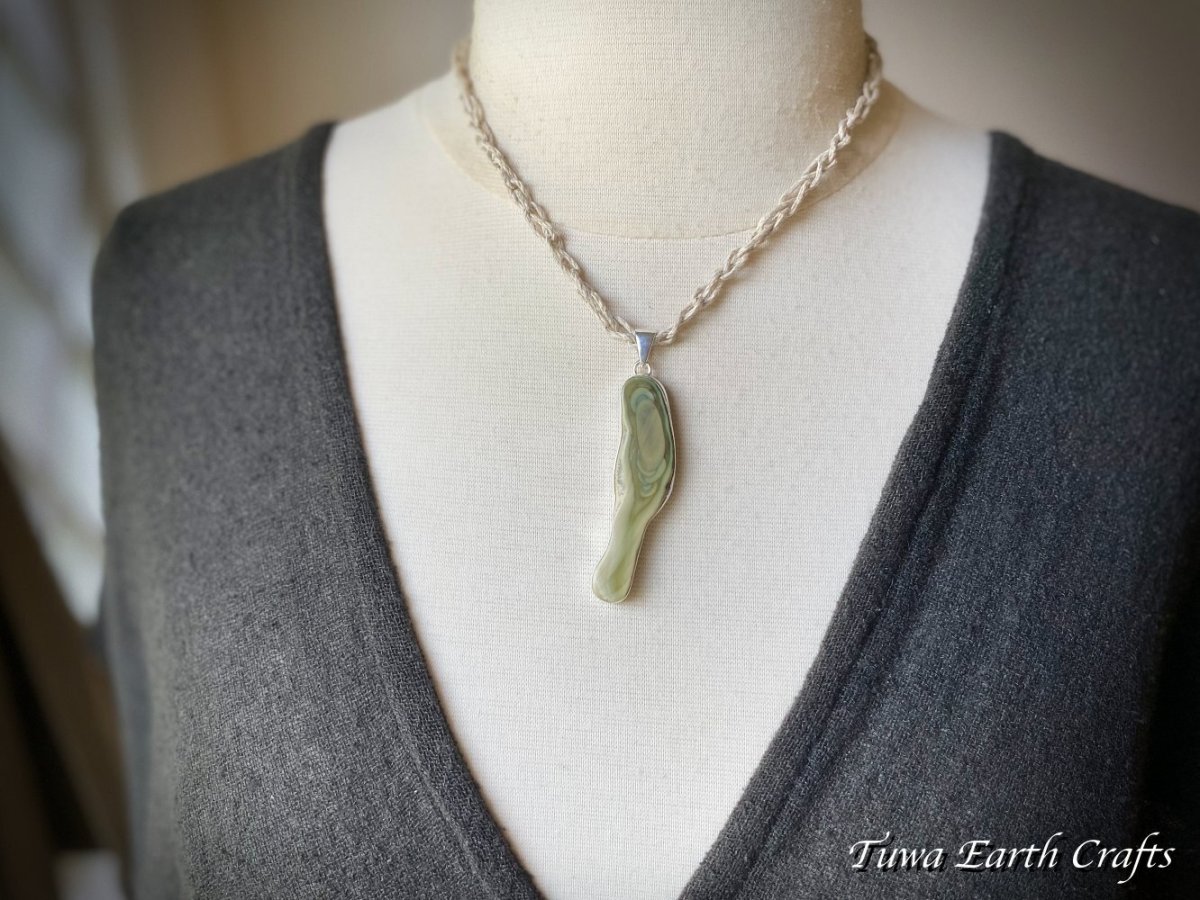 画像16: 石全長5.2cm大ぶり♪高品質ロイヤルインペリアルジャスパー（メキシコ産） ペンダントトップ* アースカラーの天然石 パワーストーン　お守りアクセサリー (16)