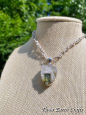 画像4: 【浄化・保護・開運・金運アップ】高品質グリーントルマリンインクォーツ原石 ペンダントトップ 1点もの パワーストーン 天然石 アクセサリー ヒーリングストーン お守りジュエリー (4)