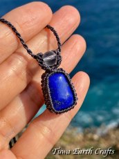 画像5: 【邪気払い・開運・受験お守り】高品質ラピスラズリ（アフガニスタン産）ペンダント ネックレス　 マクラメ 星空色 シンプル パワーストーン天然石アクセサリー 合格祈願　厄除けお守り スピリチュアル (5)