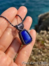 画像7: 【邪気払い・開運・受験お守り】高品質ラピスラズリ（アフガニスタン産）ペンダント ネックレス　 マクラメ 星空色 シンプル パワーストーン天然石アクセサリー 合格祈願　厄除けお守り スピリチュアル (7)