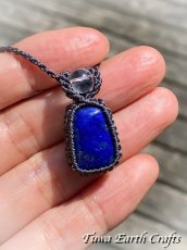 画像29: 【邪気払い・開運・受験お守り】高品質ラピスラズリ（アフガニスタン産）ペンダント ネックレス　 マクラメ 星空色 シンプル パワーストーン天然石アクセサリー 合格祈願　厄除けお守り スピリチュアル (29)