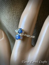 画像4: 【邪気払い・カリスマ性UP・金運アップ】宝石質 ブルーサファイア 指輪 リング 12号  1点物 ハンドメイド 彫金ジュエリー  天然石アクセサリー　9月誕生石　事業者お守り　上品 キレイめ デザイン (4)