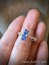 画像8: 【邪気払い・カリスマ性UP・金運アップ】宝石質 ブルーサファイア 指輪 リング 12号  1点物 ハンドメイド 彫金ジュエリー  天然石アクセサリー　9月誕生石　事業者お守り　上品 キレイめ デザイン (8)