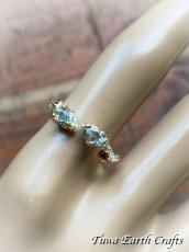 画像9: 【チャンスの引き寄せ・直観力アップ】宝石質ブルートパーズ 指輪リング with アメジスト サイズ調節可能 16号 17号 18号  天然石アクセサリー　キレイめ 上品 デザイン　1点もの ハンドメイド 彫金ジュエリー　銀細工 　 (9)