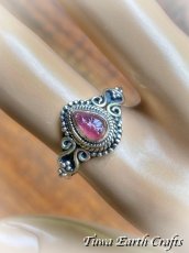 画像7: 【自信・積極性・やる気アップ】天然ルビー原石 指輪リング17号*高品質 天然石パワーストーンアクセサリー*ヒーリングジュエリーお守り (7)