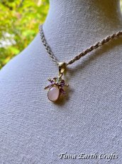 画像8: 【自己肯定感・自信アップ】高品質モルガナイト ペンダントトップ with 宝石質アメジスト・ブルートパーズ★ピンクアクアマリン ピンクベリル 1点物 スターリングシルバー925 18KGP 天然石パワーストーン 恋愛・結婚 お守り アクセサリー ヒーリングジュエリー (8)