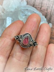 画像14: 【自信・積極性・やる気アップ】天然ルビー原石 指輪リング17号*高品質 天然石パワーストーンアクセサリー*ヒーリングジュエリーお守り (14)