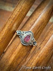 画像10: 【自信・積極性・やる気アップ】天然ルビー原石 指輪リング17号*高品質 天然石パワーストーンアクセサリー*ヒーリングジュエリーお守り (10)