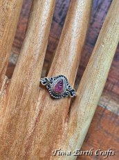 画像9: 【自信・積極性・やる気アップ】天然ルビー原石 指輪リング17号*高品質 天然石パワーストーンアクセサリー*ヒーリングジュエリーお守り (9)